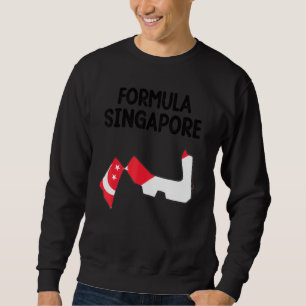 Formule Singapore Vlag Racing Circuit Auto Kaart G Trui