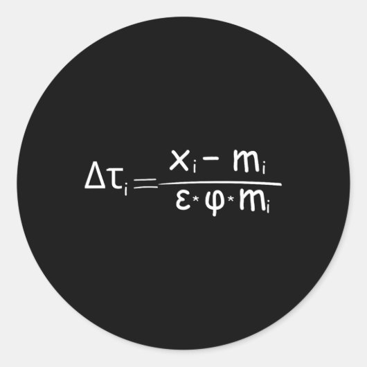 Formule Tariffs Penguins protesteren tegen tarieve Ronde Sticker (Voorkant)