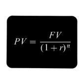 Formule "Time value of money" Magneet (Horizontaal)