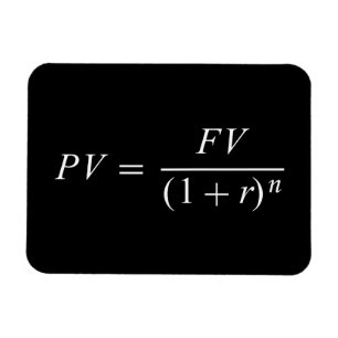Formule "Time value of money" Magneet