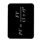 Formule "Time value of money" Magneet (Verticaal)