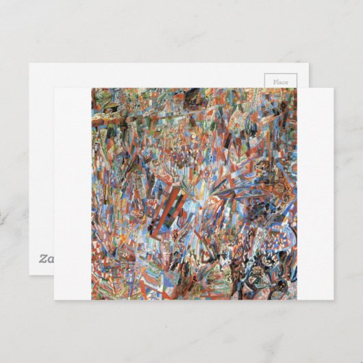 Formule van de lente van Pavel Filonov Briefkaart (Voorkant / Achterkant)