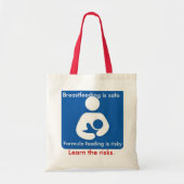 Formule voeding is riskant tote bag (Voorkant)