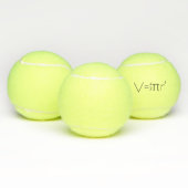 Formule voor het volume van een bol tennisballen (Multi)