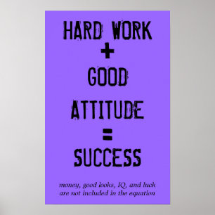 Formule voor succes poster