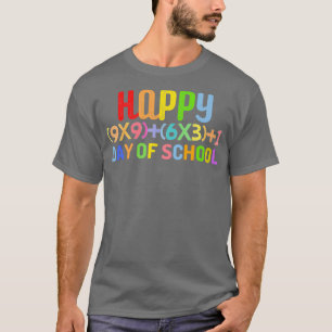 Formule voor wiskunde 100 dagen op school 2 t-shirt