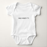 Formule Wiskunde wiskundige ln(z) = ln(|z|)   i*j Romper<br><div class="desc">I love Math. A must for every math lover,  math student,  math teacher. A perfect match for nerds and geeks. Good for the young and the old.</div>