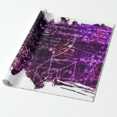 Formules in wiskundige ruimte cadeaupapier (Uitgerold)