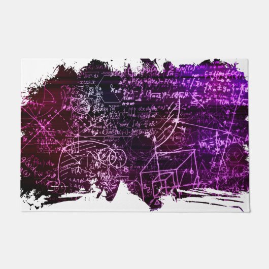 Formules in wiskundige ruimte deurmat (Voorkant)