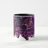 Formules in wiskundige ruimte mok (Midden)