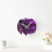 Formules in wiskundige ruimte ronde klok (Huis)