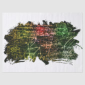 Formules in wiskundige ruimte tissuepapier (Voorkant)