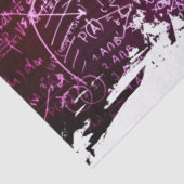 Formules in wiskundige ruimte tissuepapier (Detail)