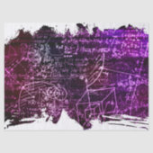 Formules in wiskundige ruimte tissuepapier (Voorkant)