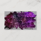 Formules in wiskundige ruimte visitekaartje (Achterkant)