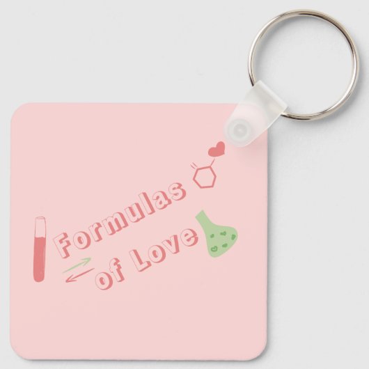 Formules van de liefde Sleutelhanger (Achterkant)