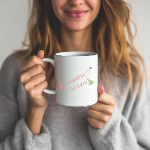 Formules van de liefdesmok   Knuffelbeermok Tweekleurige Koffiemok
