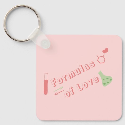Formules van liefde sleutelhanger (Voorkant)