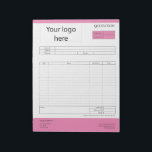 Formulier Business Quotting, Factuur of Verkoopont Notitieblok<br><div class="desc">Formulier Business Quotting,  Factuur of Sales Receipt Order Form</div>