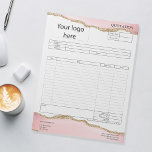 Formulier Business Quotting, Factuur of Verkoopont Notitieblok<br><div class="desc">Formulier Business Quotting,  Factuur of Sales Receipt Order Form</div>