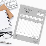 Formulier Business Quotting, Factuur of Verkoopont Notitieblok<br><div class="desc">Formulier Business Quotting,  Factuur of Sales Receipt Order Form</div>