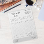 Formulier Business Quotting, Factuur of Verkoopont Notitieblok<br><div class="desc">Formulier Business Quotting,  Factuur of Sales Receipt Order Form</div>