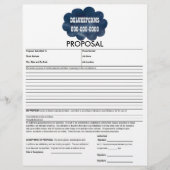 Formulier Colorful Blue Clouds (Voorkant)