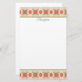 Formulier Decoratieve recepten Briefpapier (Voorkant / Achterkant)