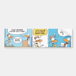 Formulier Ding Duck-ongevallenrapport Bumpersticker