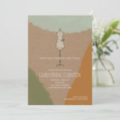 Formulier Grote opening winkel Abstract Kaart (Staand voorkant)