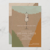 Formulier Grote opening winkel Abstract Kaart (Voorkant / Achterkant)