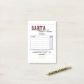 Formulier voor bestelling van de kerstman White Po Post-it® Notes (Op bureau)