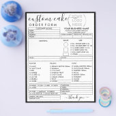 Formulier voor eenvoudig Lijst bakkerij Flyer (Enkel)