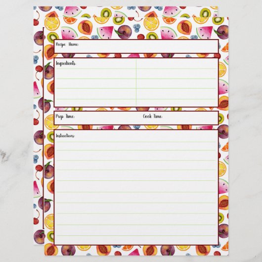 Formulier voor het verkrijgen van informatie (Voorkant / Achterkant)