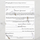 Formulier voor toestemming gezichtsbehandeling mar flyer (Achterkant)