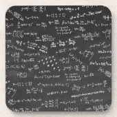 Formulieren en nummers voor wiskunde drankjes onderzetter (Voorkant)