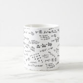 Formulieren en nummers voor wiskunde koffiemok (Center)