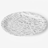 Formulieren en nummers voor wiskunde papieren bordje (Gekanteld)