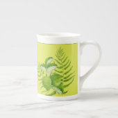 Formulieren groen op een Bone China-Mok Porselein Kop (Rechts)