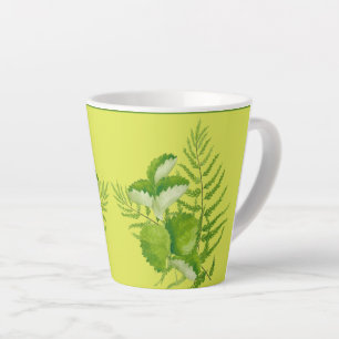 Formulieren groen op een kleine latte Mok