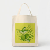 Formulieren in groen op een Canvas tas (Voorkant)