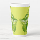 Formulieren in groen op een grote latte Mok (Voorkant)