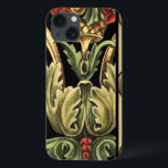 Fornamental Floral Design with Black Borders Case-Mate iPhone Case<br><div class="desc">Een sierschilderij met een aantrekkelijk floreel ontwerp,  ingesloten door zwarte randen. De groene en rode kleuren springen van de druk bedankt aan de zwarte achtergrond. Hoe geweldig zou dit er op je muur uitzien? Koop het en ontdek het.</div>