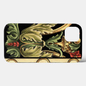 Fornamental Floral Design with Black Borders Case-Mate iPhone Case (Achterkant (horizontaal))