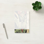 Fornamental Floral Design with Black Borders Post-it® Notes (Kantoor)