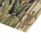 Fornamental Floral Design with Black Borders Snijplank (Hoek)