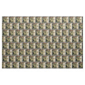 Fornamental Floral Design with Black Borders Stof (Yard (91,4 cm))