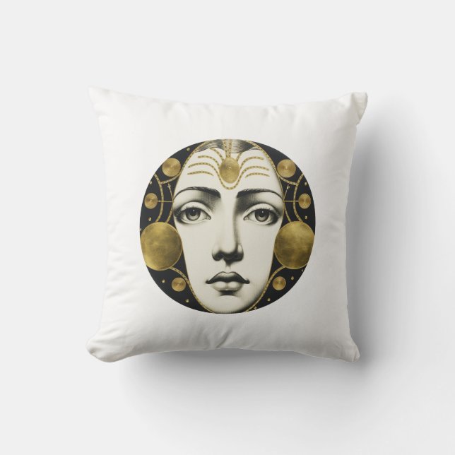 Fornasetti esthetisch kussen (Voorkant)