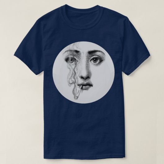 Fornasetti-ontwerp T-shirt (Design voorkant)
