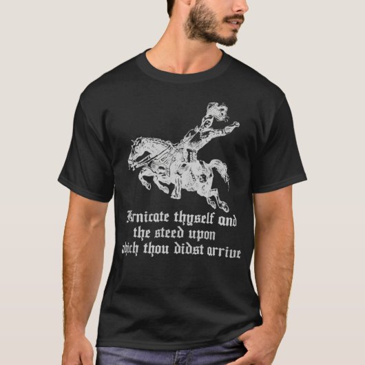 Fornicate zichzelf en de SDD waarop je je kunt T-shirt (Voorkant)